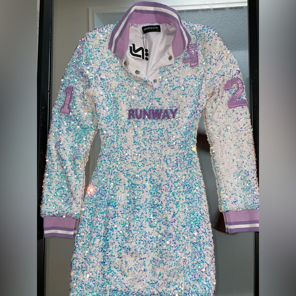 Designer Shane Justin dress
